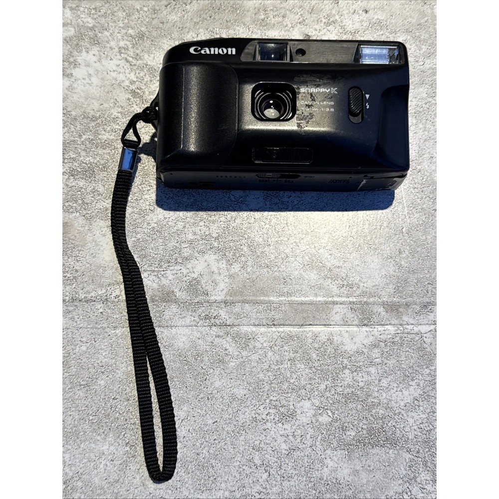 Canon Snappy-K 35mm Film Camera Untested Battery Holder‎ Is Taped